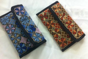 embroidery women wallet purse
